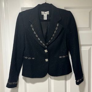 Bloomingdale’s vintage look black jacket